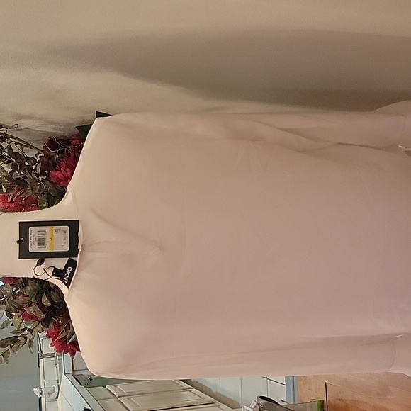 DKNY long sleeve blouse size M white color - Picture 10 of 12